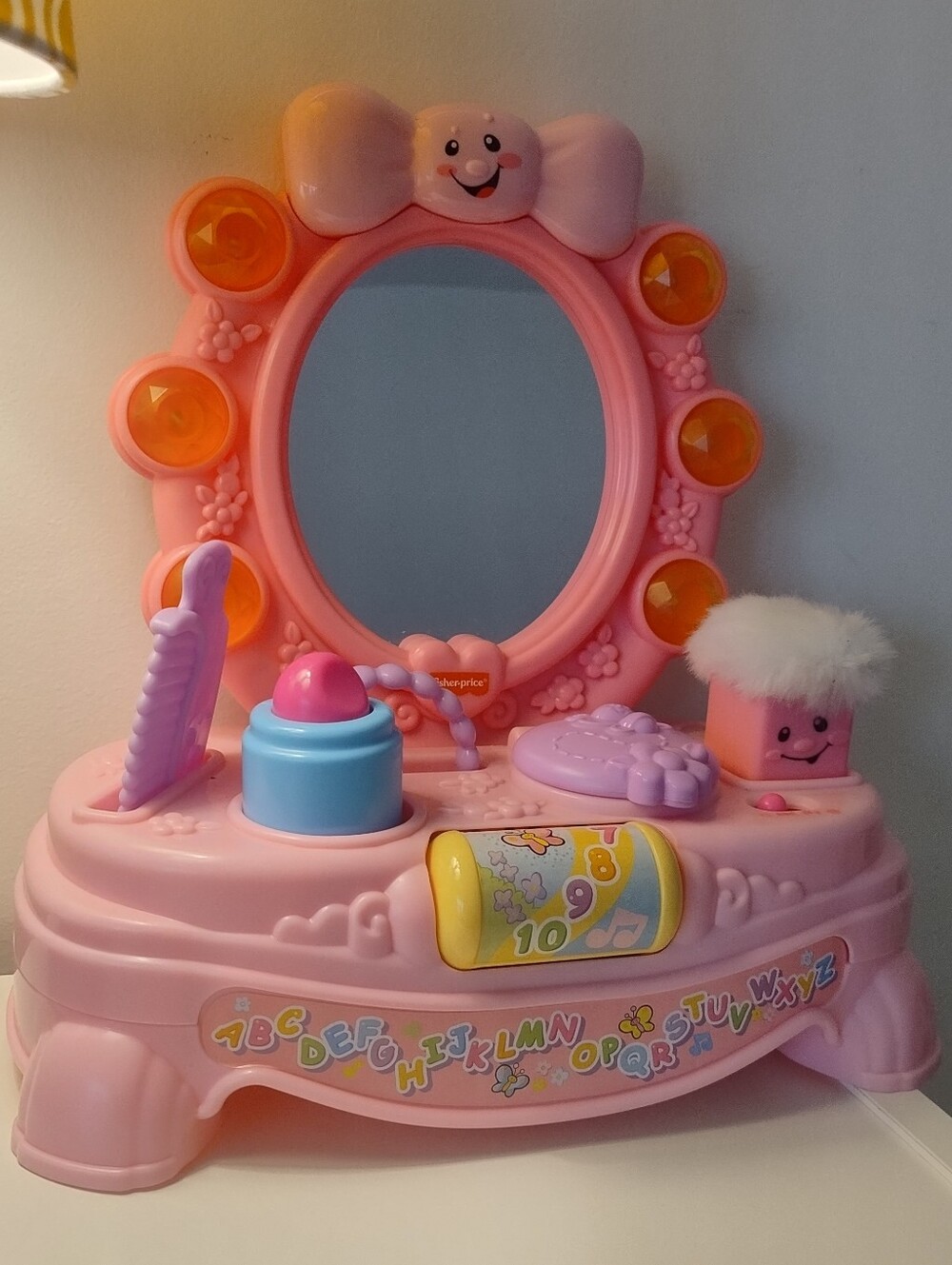 Fisher Price Laugh & Learn Magical Musical Mirror vanity Set - infant to toddler